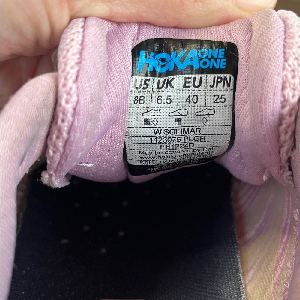 HOKA Solimar Women’s Running Shoes Pink, Size 8 - Picture 6 of 12